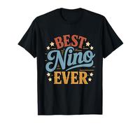 Mejor Nino Ever Retro Vintage Atardecer Hispano Abuelo Camiseta