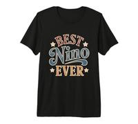 Mejor Nino Ever Retro Vintage Atardecer Hispano Abuelo Camiseta Premium