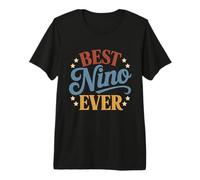 Mejor Nino Ever Retro Vintage Atardecer Hispano Abuelo Camiseta Premium