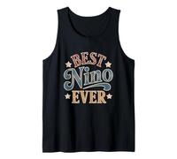 Mejor Nino Ever Retro Vintage Atardecer Hispano Abuelo Camiseta sin Mangas