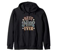 Mejor Nino Ever Retro Vintage Atardecer Hispano Abuelo Sudadera con Capucha