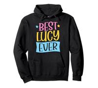 Mejor Nombre Personalizado a Juego de Lucy Ever Sudadera con Capucha