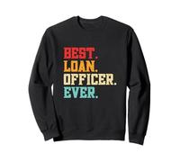 Mejor Oficial de Préstamos Retro Funny Consultor Hipotecario Sudadera