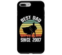 Mejor Papá Desde 2007 Super Padre Cumpleaños Retro Vintage Carcasa para iPhone 7 Plus/8 Plus