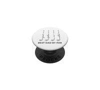 Mejor papá por par Divertido Padre de Golf PopSockets PopGrip Adhesivo