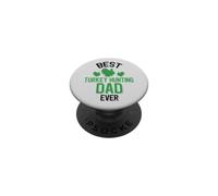 Mejor Pavo Caza papá Cazador de Pavos PopSockets PopGrip Adhesivo
