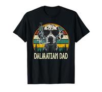 Mejor perro dálmata papá siempre Vintage Día del Padre Amante de perros Camiseta