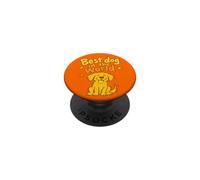 Mejor Perro del Mundo: Golden-Retriever Cachorro Gráfico PopSockets PopGrip Adhesivo