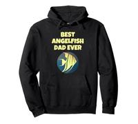 Mejor pez ángel papá guardián de Peces Acuario Acuario Hobby Dads Sudadera con Capucha