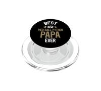 Mejor Pied Ball Python Papa Ever Piebald Snake Lover PopSockets PopGrip para MagSafe