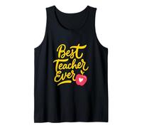 Mejor Profesor Maestra Docente Agradecimiento Camiseta sin Mangas