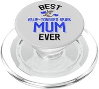 Mejor Reptil Lindo de la Madre eslizante de Lengua Azul PopSockets PopGrip para MagSafe