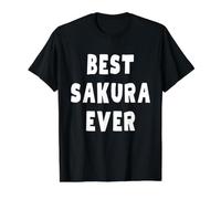 Mejor Sakura de Todos los Tiempos Camiseta gráfica económica, Hombre, Negro, S