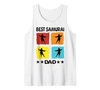 Mejor Samurai Papá Samurai Japonés Ninja Guerreros Japoneses Camiseta sin Mangas