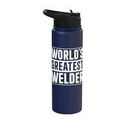 Mejor soldador papá soldador más grande del mundo Stainless Steel Insulated Water Bottle