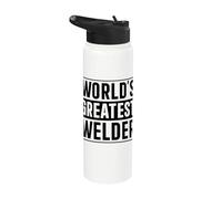 Mejor soldador papá soldador más grande del mundo Stainless Steel Insulated Water Bottle