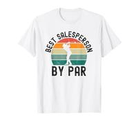Mejor Vendedor por par Ventas Divertidas Golf Humor Retro Camiseta