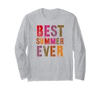 Mejor Verano del Último día de Vacaciones para niños Personal del Campamento anfitrión Manga Larga