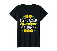 Mejor Vestida Abuela En La Ciudad Divertido Nana Mimi Grammie Gigi Camiseta