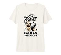 Mejor Vida con Gos d'Atura Català Camiseta Premium