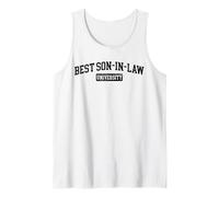 Mejor yerno Universidad yerno masculino yerno Camiseta sin Mangas
