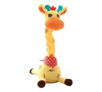 Mejora 2025 Juguete Musical de Jirafa, Peluche de Jirafa Cantante para Bebés, Repite lo Que Dices, Imitación de Voz, Volumen Ajustable, Regalo Interactivo Que Habla para Niños
