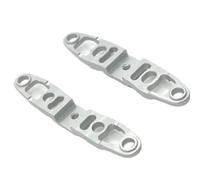 Mejora Coche RC para Mini-Q para Racing 1/28 Drift Accesorios Coche Piezas RC Mejora De Metal Sujetadores Copas Delanteras Traseras(Silver)