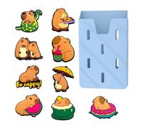 Mejora de estilo reforzada, ranura para dispositivo integrada Capybara Bag Accesorio: accesorio adorable para bolsa de capibara, pieza de decoración única, material impermeable, diversión en la