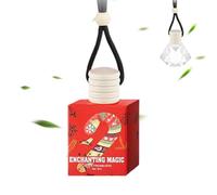 Mejora del aire automotriz, aroma navideño, mejorador de aire para coche, colgante de espejo, bola perfumada, regalo para viajes, hombres, mujeres, ambiente de bienestar