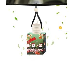 Mejora del aire automotriz - Difusor de aroma navideño para vehículo Teoría del aroma para interior, teoría aromática de larga duración, interior para fiestas festivas, automovilistas, espejo de