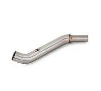 Mejora del rendimiento del escape Enlace medio de para escape motocicleta acero inoxidable para tubo codo 51MM para NS200
