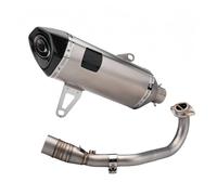 Mejora del rendimiento del escape Para Escape de motocicleta para XMAX300 2017-2023, silenciador para sistema completo para enlace medio para tubería(Type C)