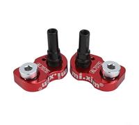 Mejora el rendimiento de la bicicleta Utiliza este fiable adaptador de freno AL7075 V para ganar un extra de 22 mm (rojo)