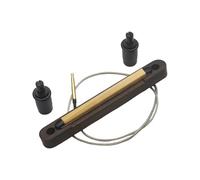 Mejora el tono piezoeléctrico de la varilla de pastilla para bajos de guitarra compatible con 4 y 6 cuerdas. Cuenta con configuraciones simples. Pastilla de guitarra de bajos