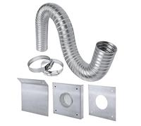 Mejora la eficiencia de combustión de la estufa de pellets con este juego de ventilación de metal portátil para el hogar y el entorno empresarial, ventilación de alta eficiencia
