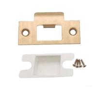 Mejora la puerta de tu garaje con esta robusta placa de refuerzo y cubierta de cerrojo para una mejor defensa (oro rosa)