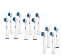 Mejora la salud bucal con 12 cabezales de repuesto para cepillos de dientes eléctricos, potencia de limpieza profesional, compatible con Oral B Precision Clean, cerdas suaves @2021