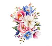 Mejora tu baño con 8 calcomanías florales extraíbles, perfectas para decoración de inodoro y pared