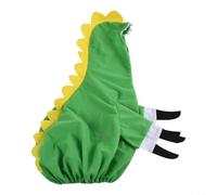 Mejora tu espacio al aire libre con la ropa de estatua de ganso de 23 pulgadas, perfecta para varias ocasiones (verde)