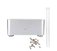 Mejora tu espacio informático con nuestra caja Mini ITX, que cuenta con aleación de aluminio y protección antideslizante para una configuración
