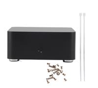Mejora tu espacio informático con nuestra caja Mini ITX, que cuenta con aleación de aluminio y protección antideslizante para una configuración