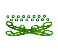Mejora tu experiencia de patinaje en línea con accesorios de hoja de acero inoxidable de primera calidad (verde pequeño)