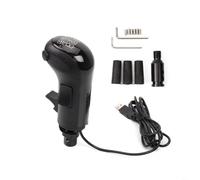 Mejora tu experiencia de simulador con perilla de cambio USB con interruptor de marcha alta y baja y juega para Logitech G25 G27 G29 G920 G923 y TH8A compatible con Euro Truck Simulator