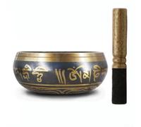 Mejora tu práctica de meditación con el juego de cuencos tibetanos con diseño de loto (diámetro de 8,5 cm)