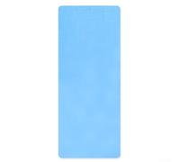 Mejora tu práctica de yoga con la toalla antideslizante de microfibra de 184 cm x 62 cm (azul)