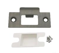 Mejora tu puerta de garaje con esta robusta placa de refuerzo y cubierta de cerrojo para una mejor defensa (gris)