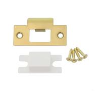 Mejora tu puerta de garaje con esta robusta placa de refuerzo y cubierta de cerrojo para una mejor defensa (negro)