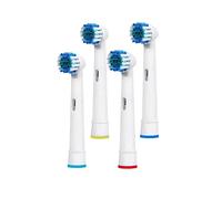 Mejora tu salud bucal con 4 cabezales de repuesto para cepillos de dientes | Dientes de cerdas suaves | Compatible con cepillos de dientes eléctricos Oral B | Recomendado por dentistas | Bono