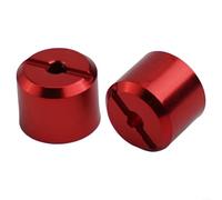 Mejora tus carretes de pesca para Kestrel, For Valiant, para Eagle II con tuercas de corte fino (rojo)