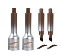 Mejorado Lapiz Cejas LíQuido, Microblading Liquid Eyebrow Pen, Brow Fiction Angled Brush & Dip Natural Brows Eyebrow Pencil Long Lasting Waterproof Brow Pen Fection Angled Brush